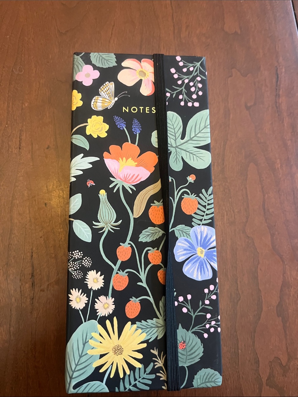 Rifle paper Co sticky tab set with Elastic Closure